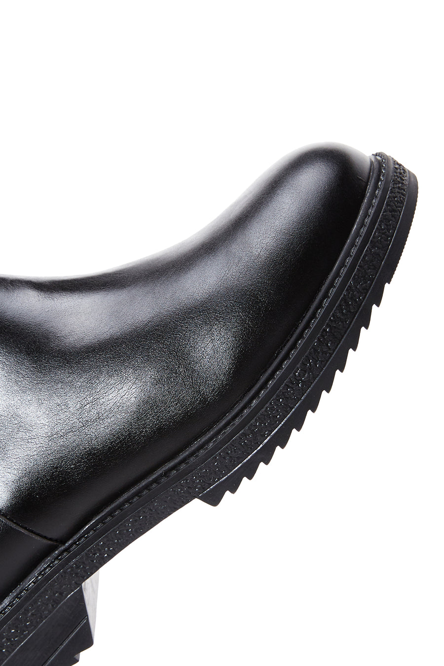 Women's Black Flat Chelsea Boots