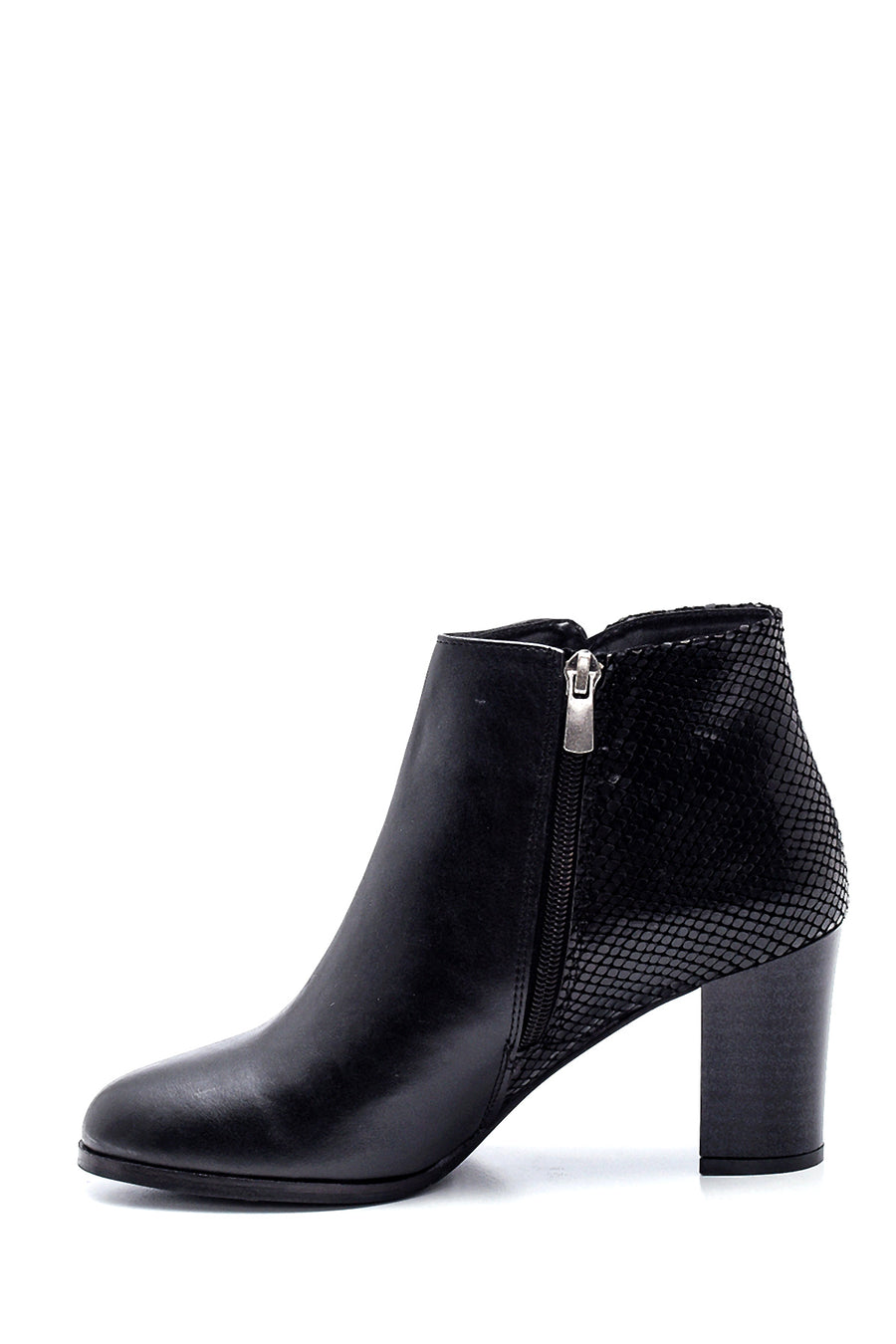 Kadın Siyah Topuklu Klasik Bot
