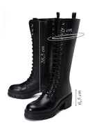 Women's Black Lace-Up Boots | Derimod