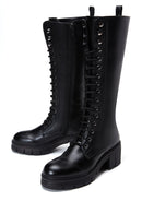 Women's Black Lace-Up Boots | Derimod