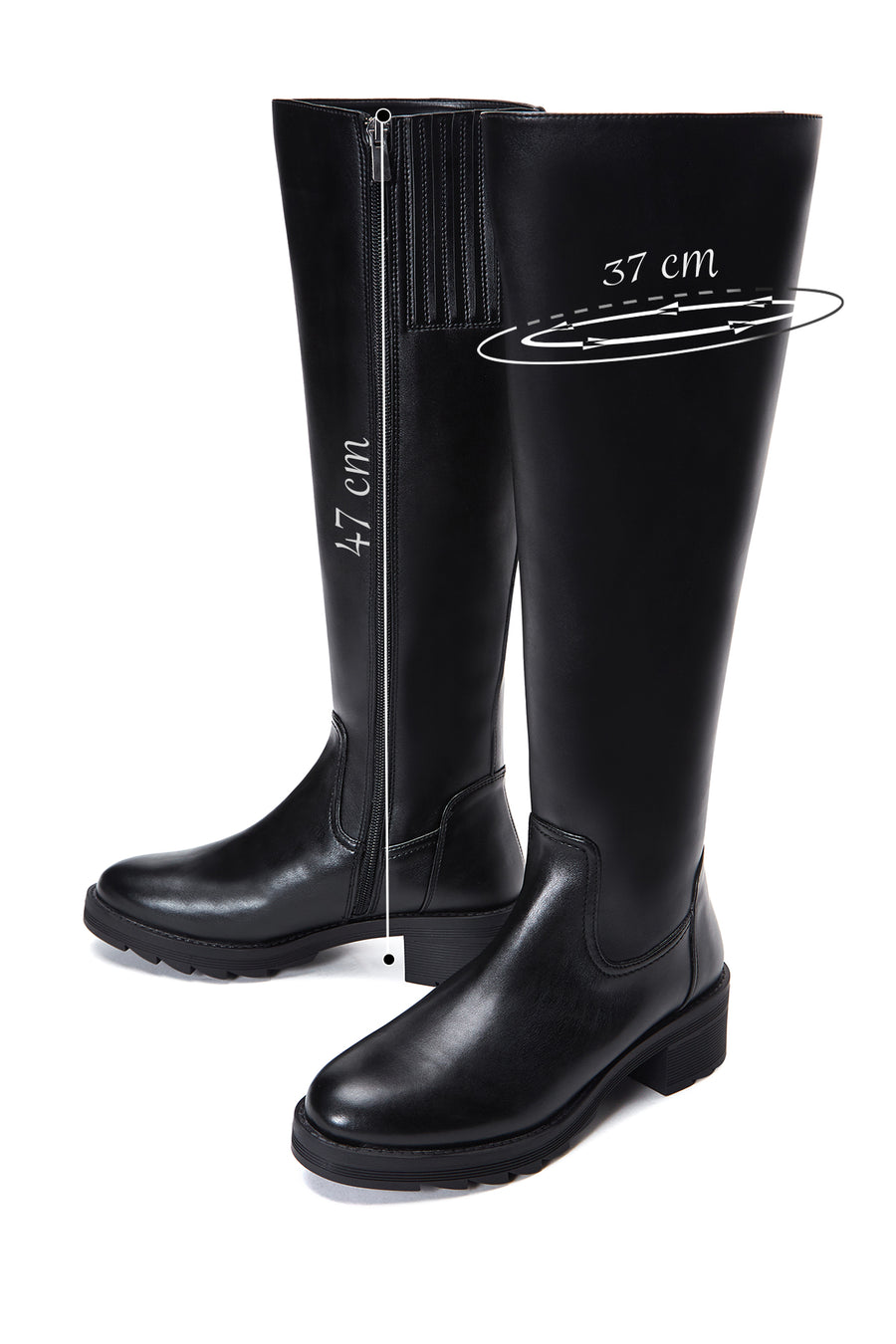 Women's Zippered Casual Boots
