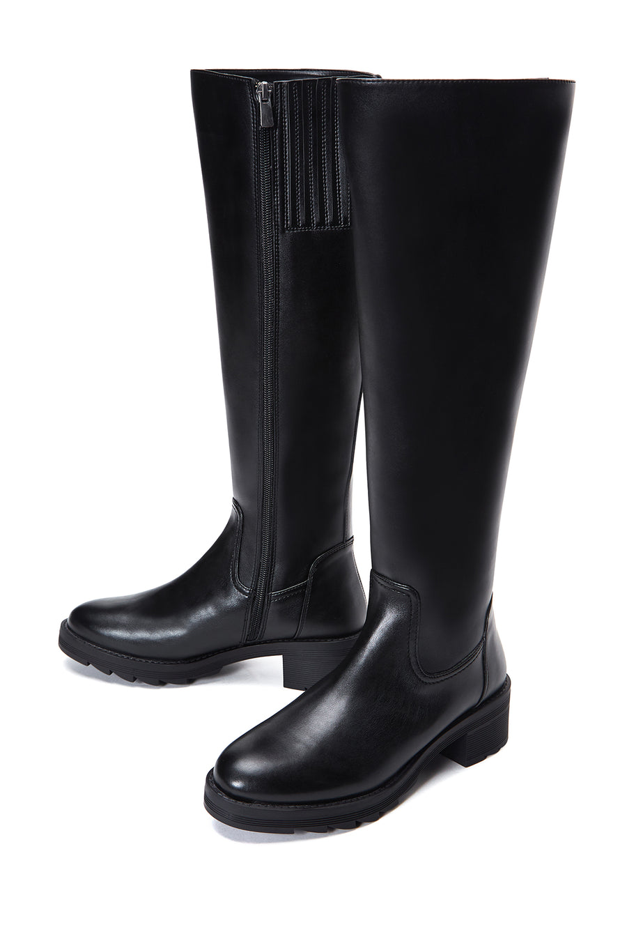 Women's Zippered Casual Boots