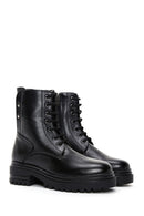 Women's Buckle Detailed Zippered Boots | Derimod