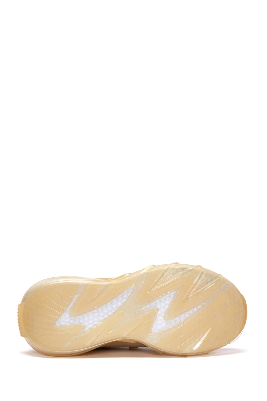 Women's Beige Thick Soled Sneaker