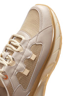 Women's Beige Thick Soled Sneaker | Derimod