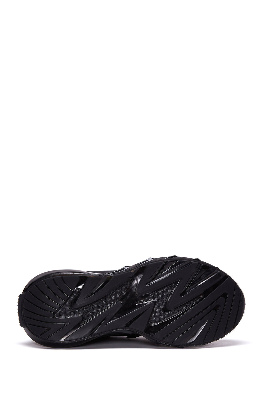 Women's Black Thick Soled Sneaker