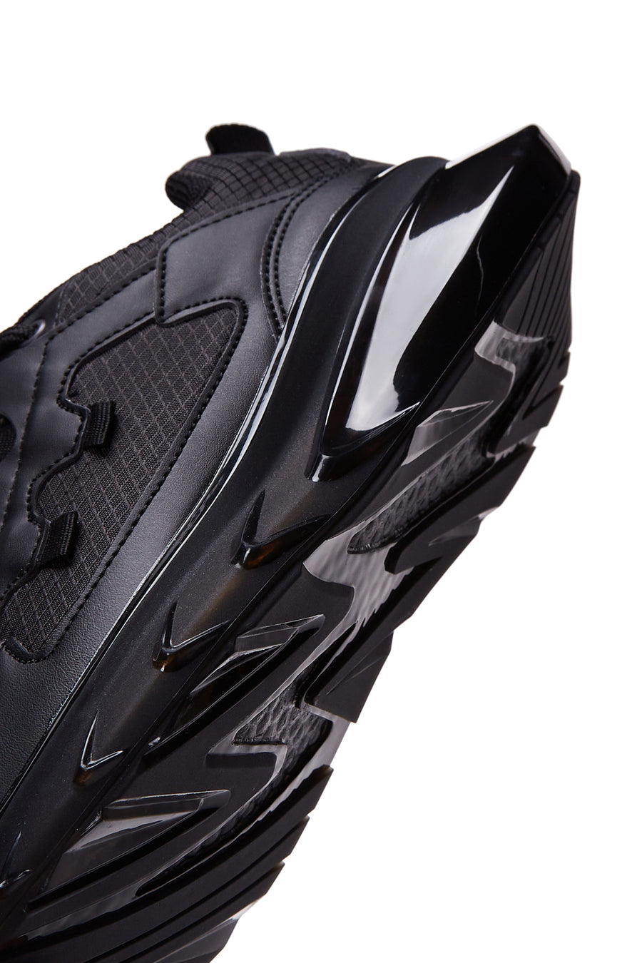 Women's Black Thick Soled Sneaker
