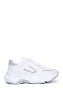 Women's White Thick Soled Sneaker | Derimod