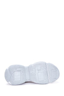 Women's White Thick Soled Sneaker | Derimod