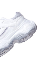 Women's White Thick Soled Sneaker | Derimod