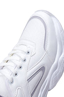 Women's White Thick Soled Sneaker | Derimod