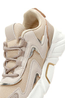 Women's Beige Thick Soled Sneaker | Derimod