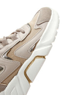Women's Beige Thick Soled Sneaker | Derimod