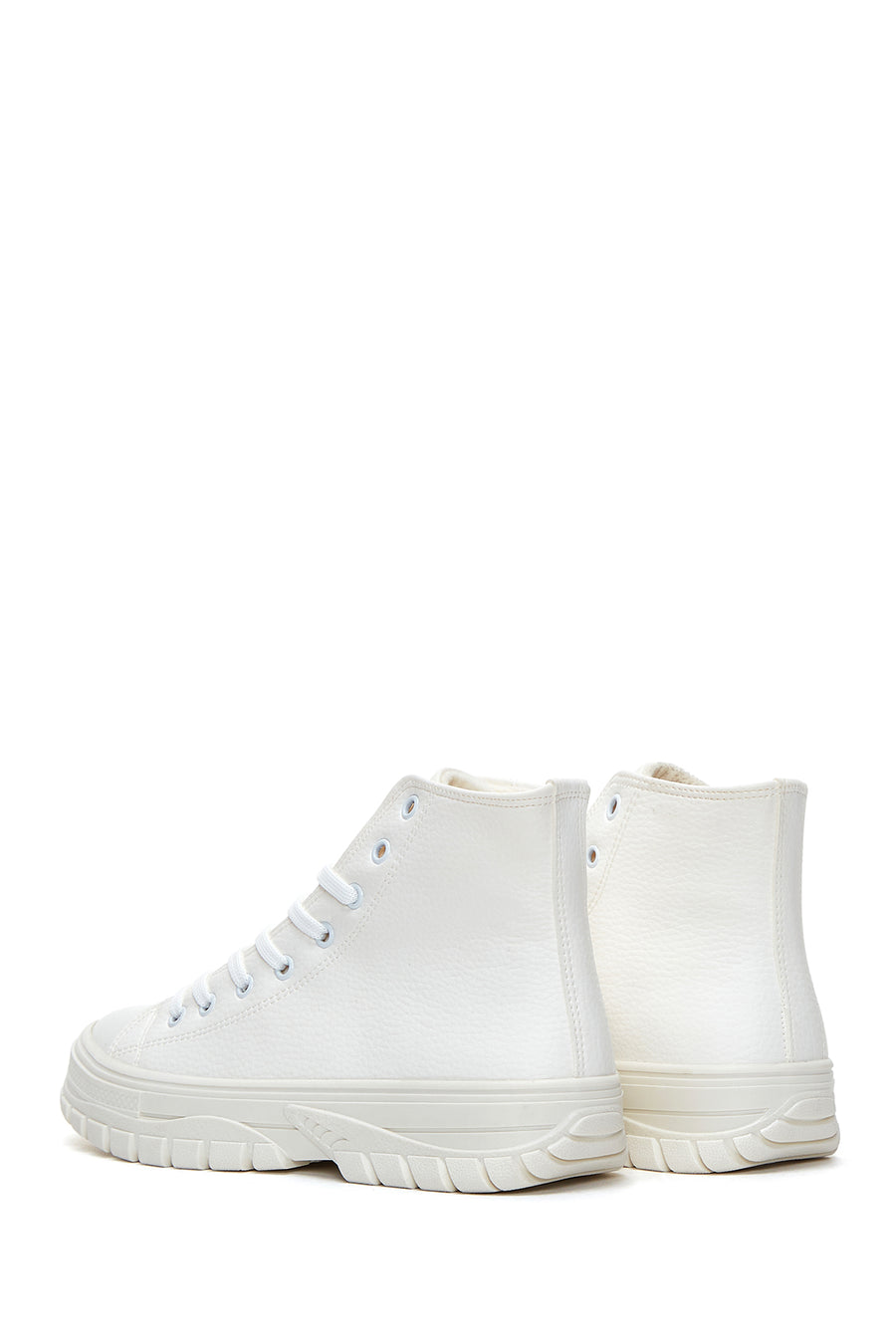 Women's White High Top Sneaker