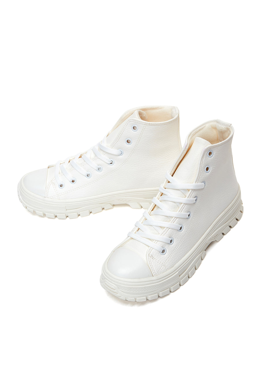 Women's White High Top Sneaker