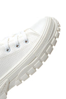 Women's White High Top Sneaker | Derimod