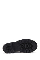 Women's Black Zippered Thick Soled Boots | Derimod