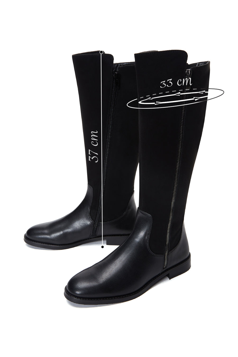 Women's Zippered Boots