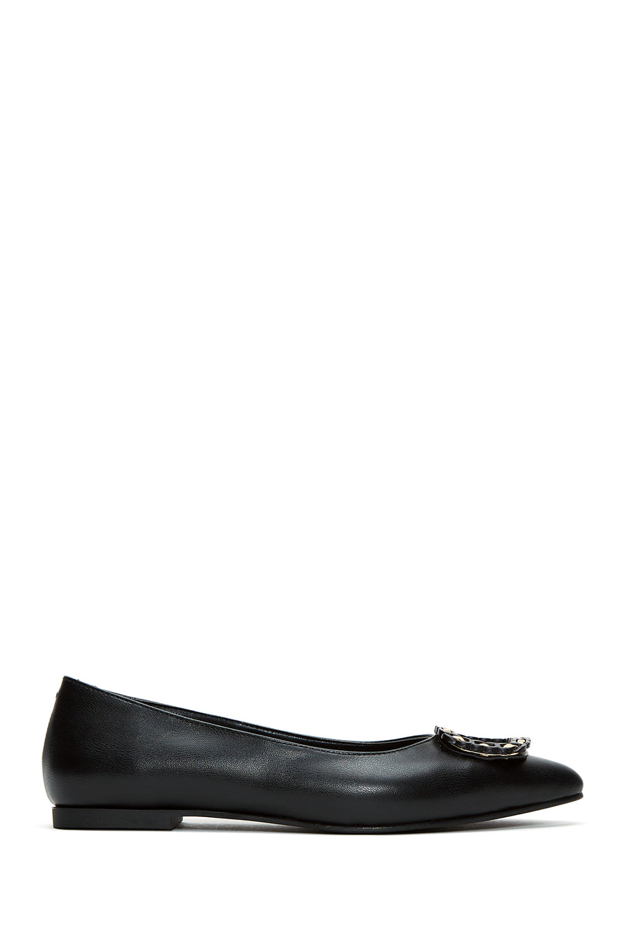 Women's Black Buckle Classic Ballet Ballet 22WFE401718 | Derimod