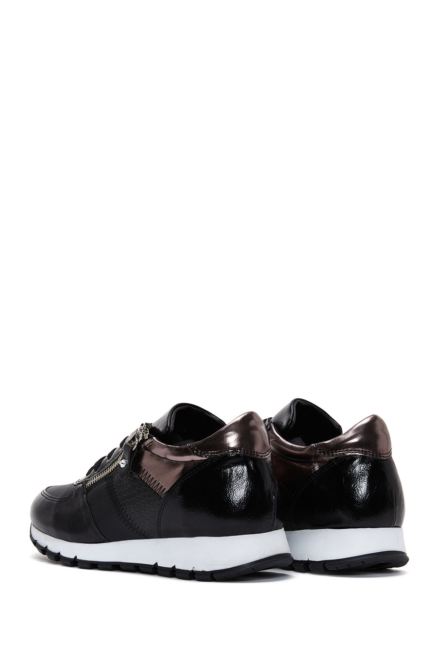 Kadın Fermuar Detaylı Sneaker