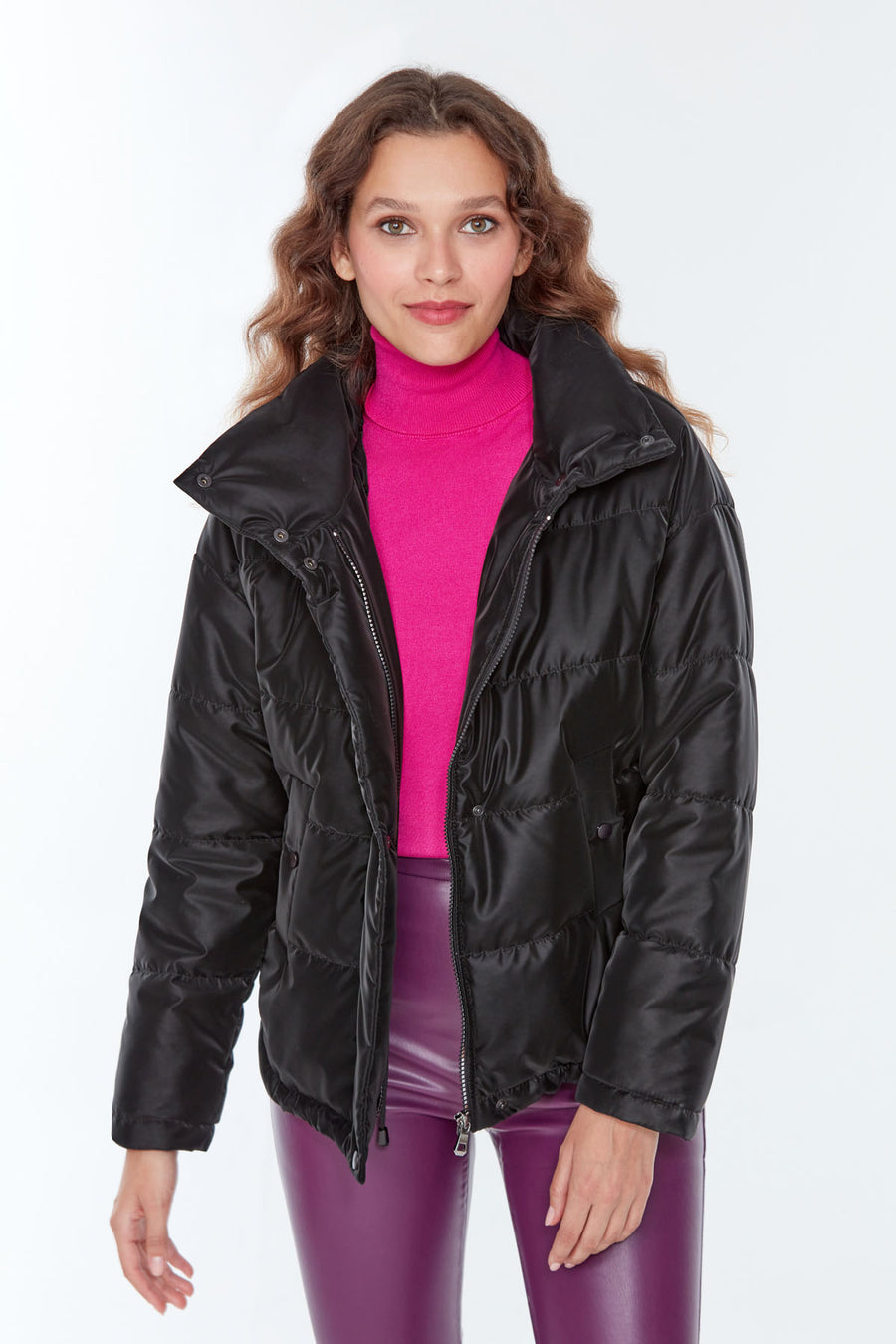 Quebec Women's Black Softwear Coat 22WGD5007S6 | Derimod
