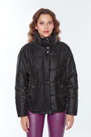 Quebec Women's Black Softwear Coat | Derimod