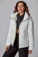 Quebec Women's White Softwear Coat | Derimod