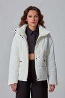 Quebec Women's White Softwear Coat | Derimod