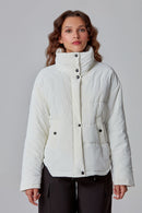 Quebec Women's White Softwear Coat | Derimod