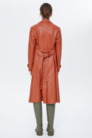 Beyonce Women's Brown Leather Coat | Derimod