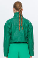 Flora Women's Leather Jacket | Derimod