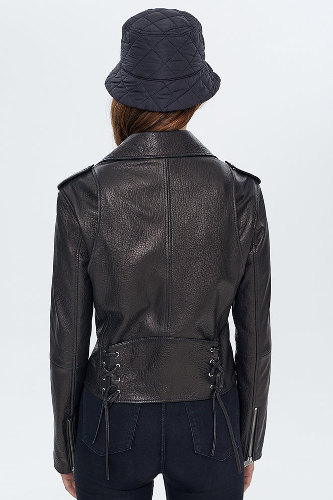 Nikita Women's Black Biker Leather Jacket