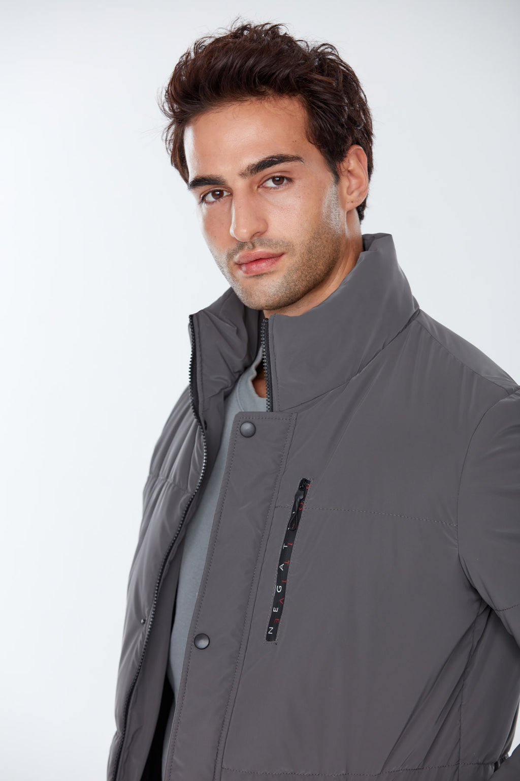 Berlin Erkek Gri Softwear Mont