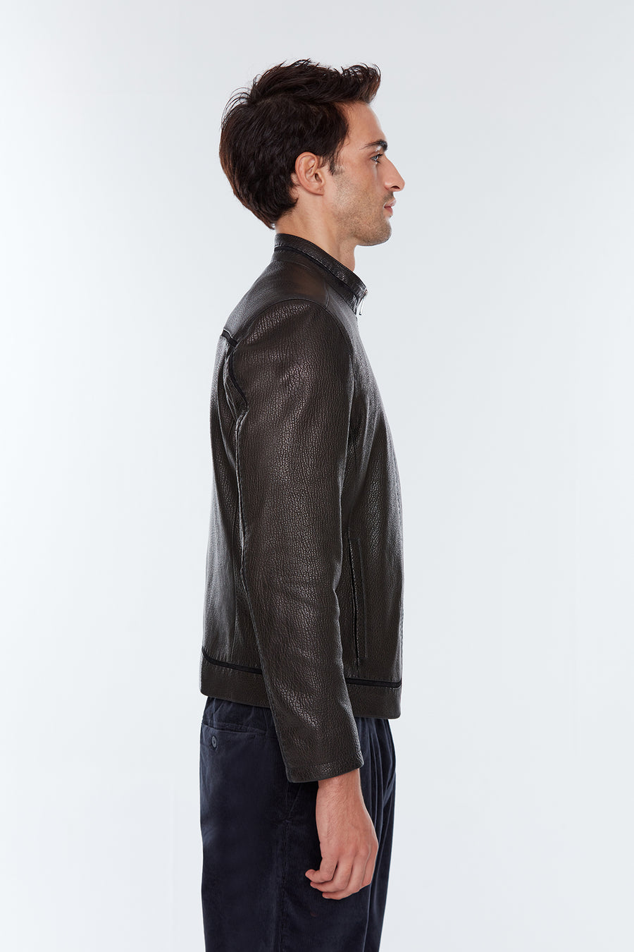 Coutinho Men's Black Leather Jacket