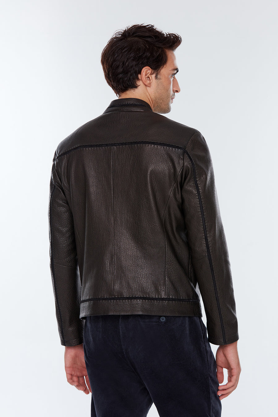Coutinho Men's Black Leather Jacket