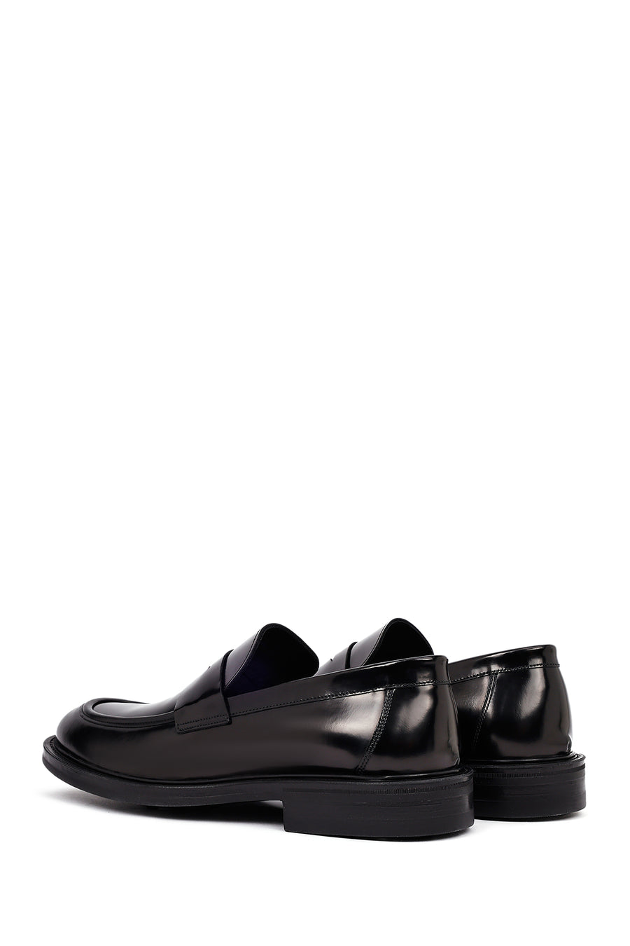 Erkek Siyah Deri Casual Loafer