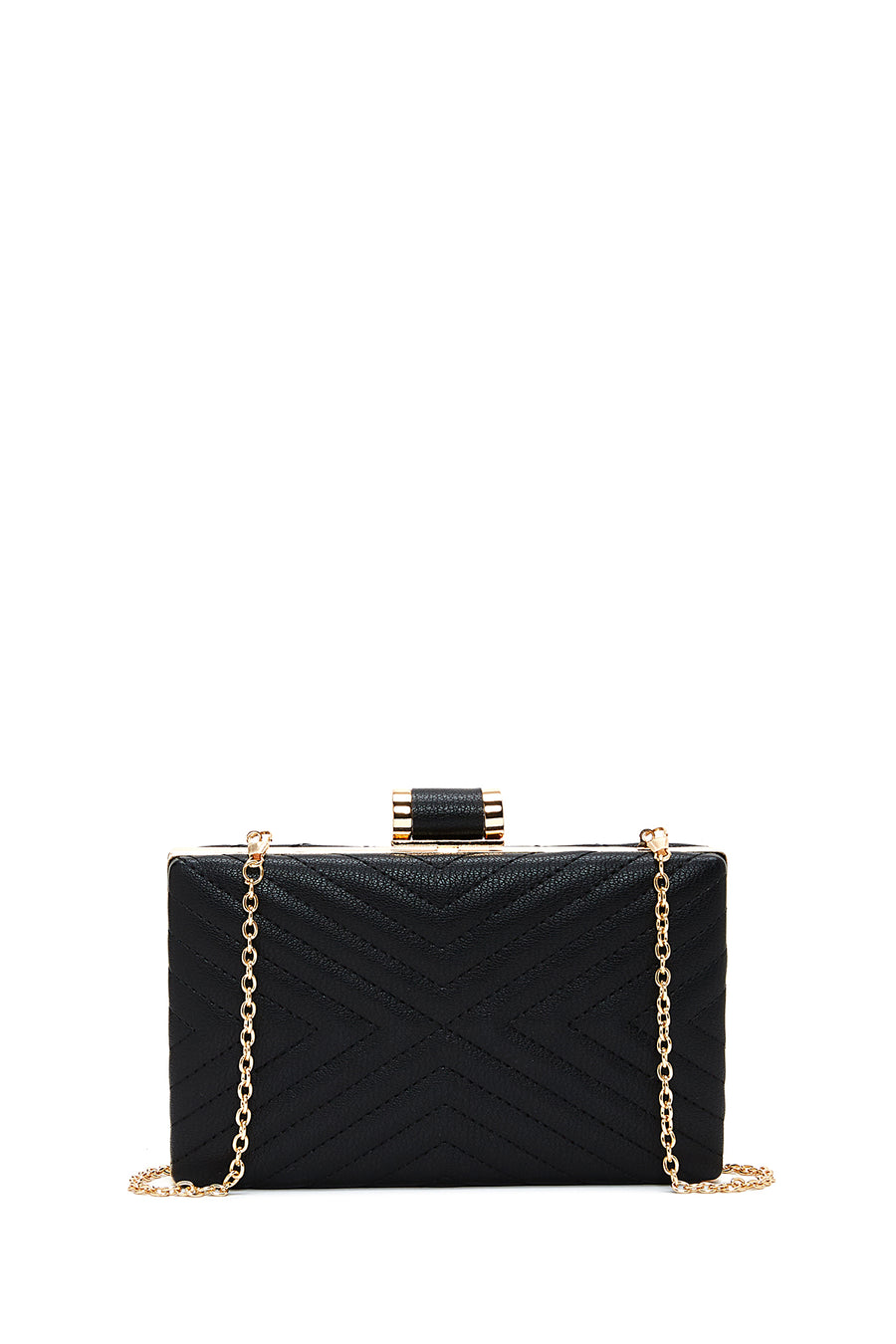 Women's Black Quilted Portfolio Bag