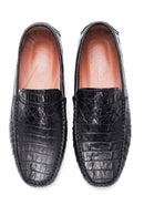 Men's Leather Crocodile Loafer | Derimod