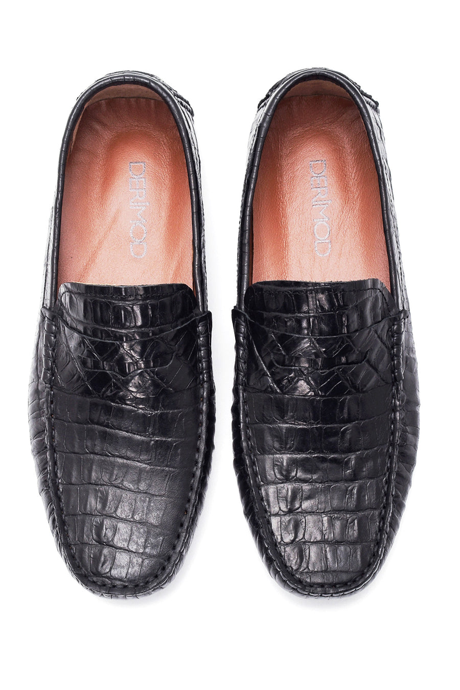 Men's Leather Crocodile Loafer