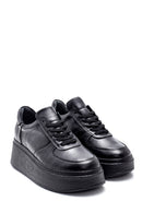 Women's Leather Thick Soled Shoes | Derimod