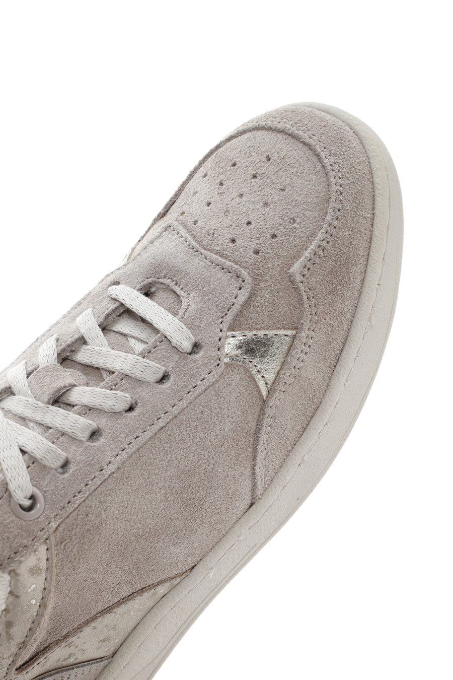 Women's Beige Suede Leather Sneaker