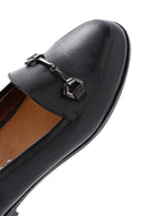 Kadın Siyah Deri Maskülen Loafer | Derimod