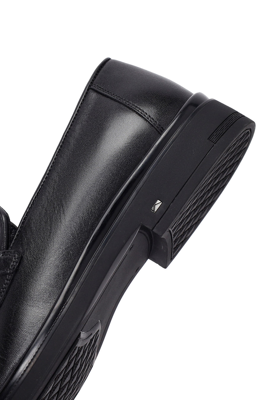 Male Black Leather Classic Loafer