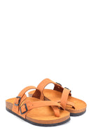 Women's Nubuck Leather Slippers | Derimod
