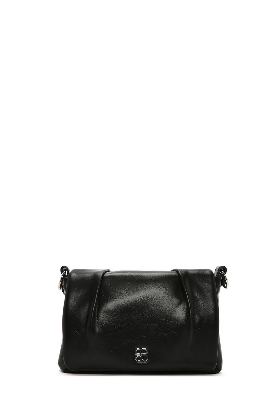 Woman Black Chain-Strap Crossbody Bag