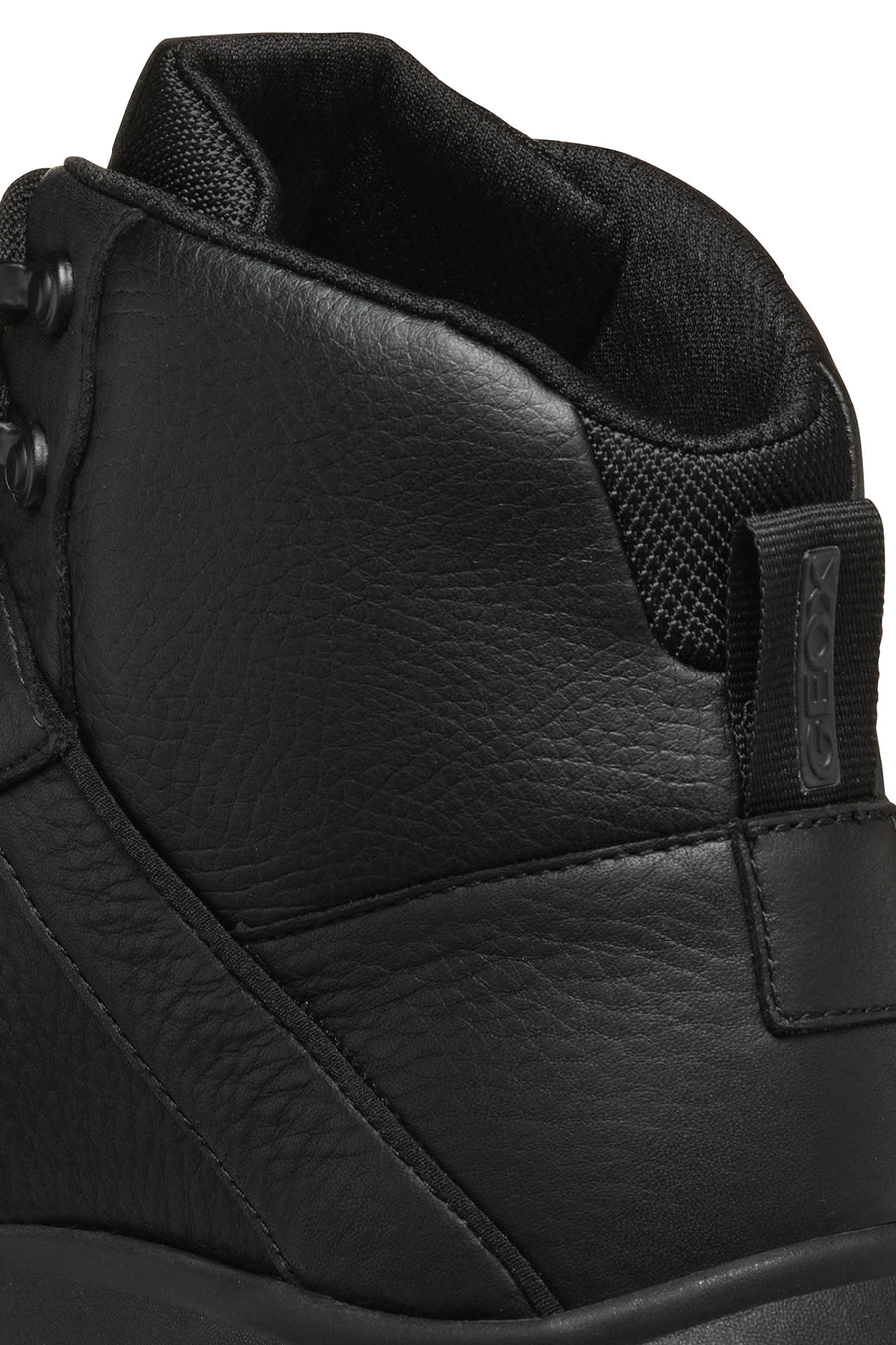 Geox Men Black U Nebula+Grip B Abx B - Le+Gbk Lace Leather Outdoor Boot