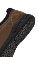 Men's Tan Lace-up Nubuck Leather Casual Sneaker | Derimod