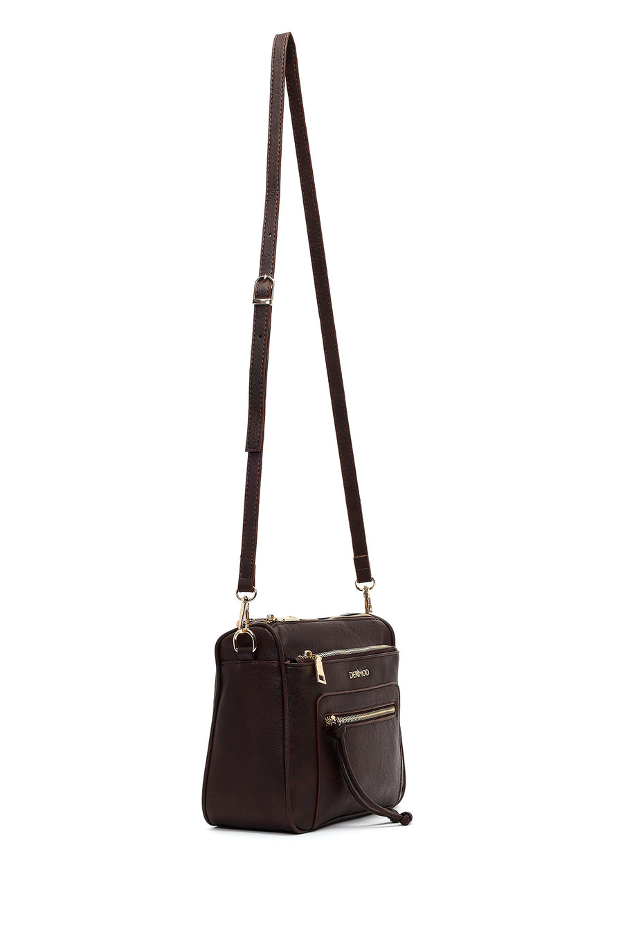 Woman Brown Crossbody Bag