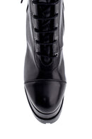 Women's Leather Platform Heeled Boots | Derimod