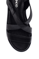 Women's Leather Comfort Sandals | Derimod